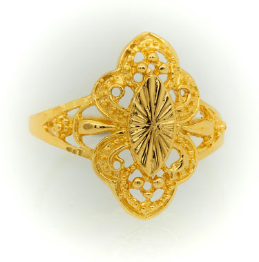 Ball Ring | Antique Almond Shape Style 1