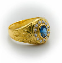 gold ring for men, cocktail