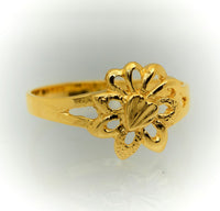 Thumbnail for Flower Ring | Gold Floral Ring for Women 1