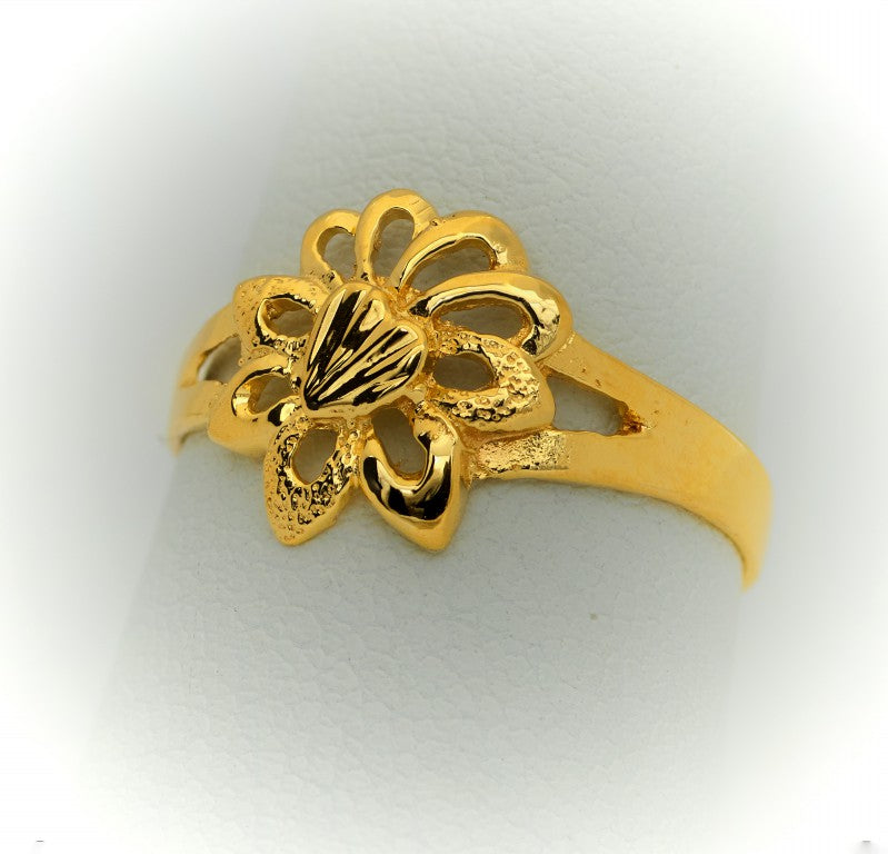 Flower Ring | Gold Floral Ring for Women 2