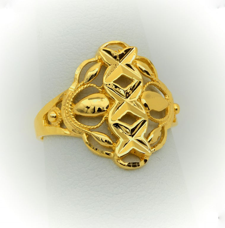 Leaf Ring in 10k and 14k Gold 3