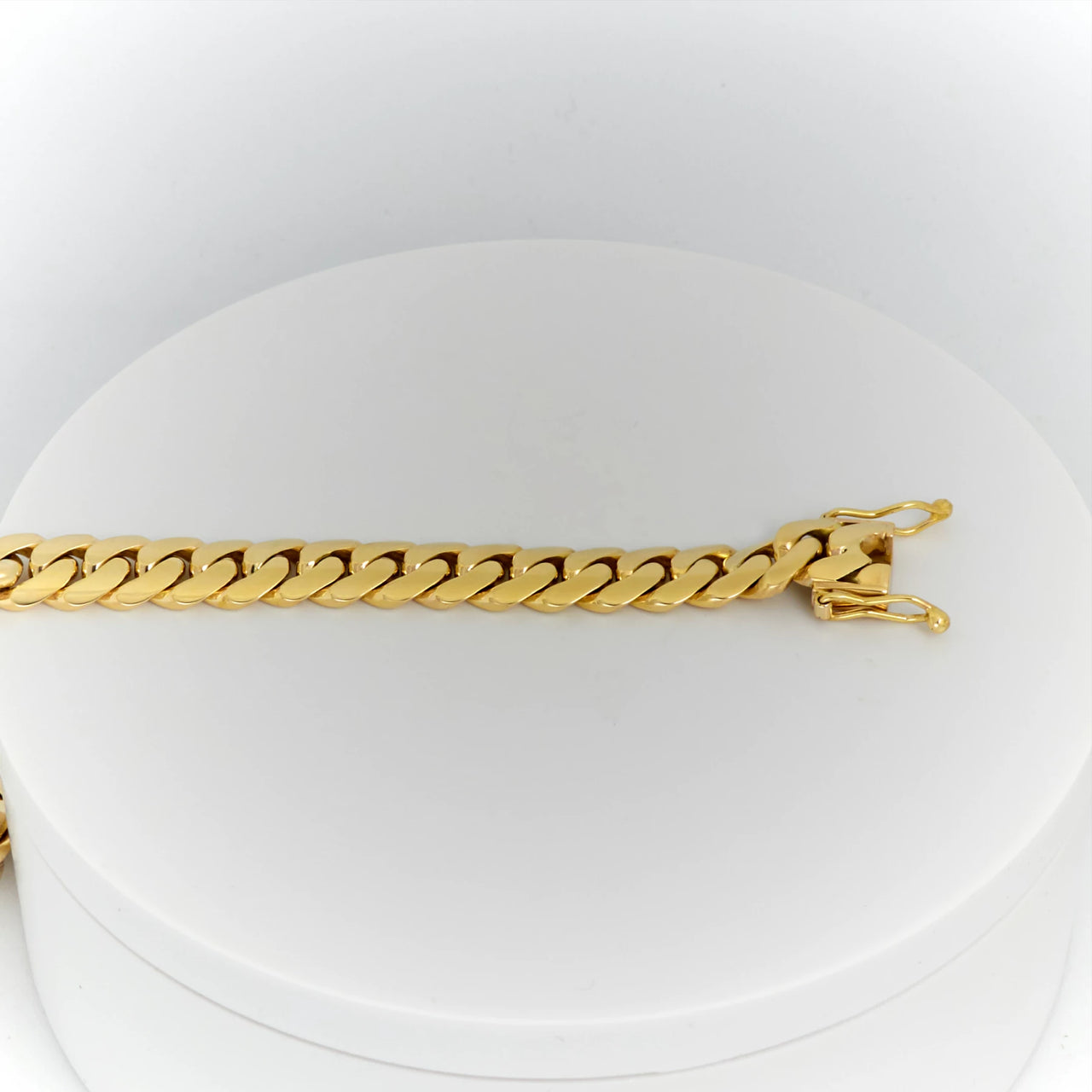 10k Gold Cban ink Bracelet