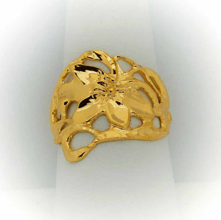 Orchid Gold Ring