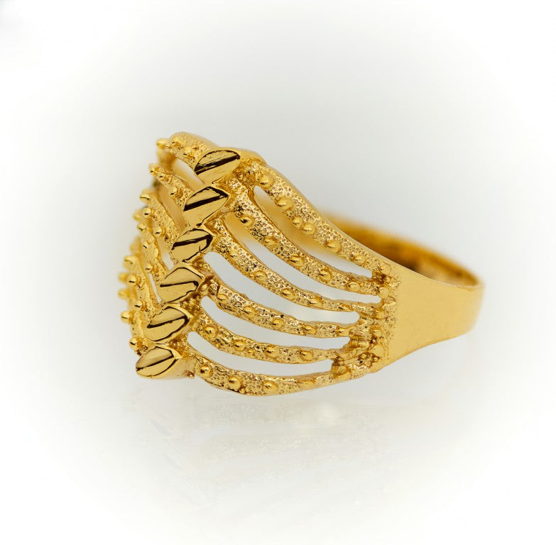 leaves gold ring 2