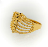 Thumbnail for leaves gold ring 2