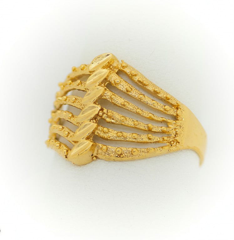 leaves gold ring 3