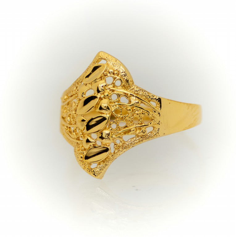 Leaf Gold Ring 4