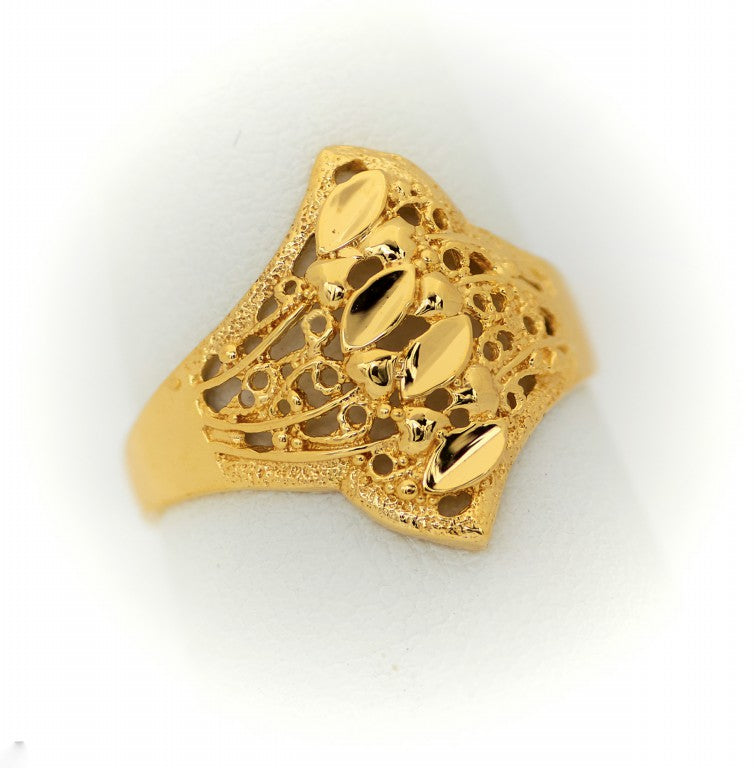 Leaf Gold Ring 1