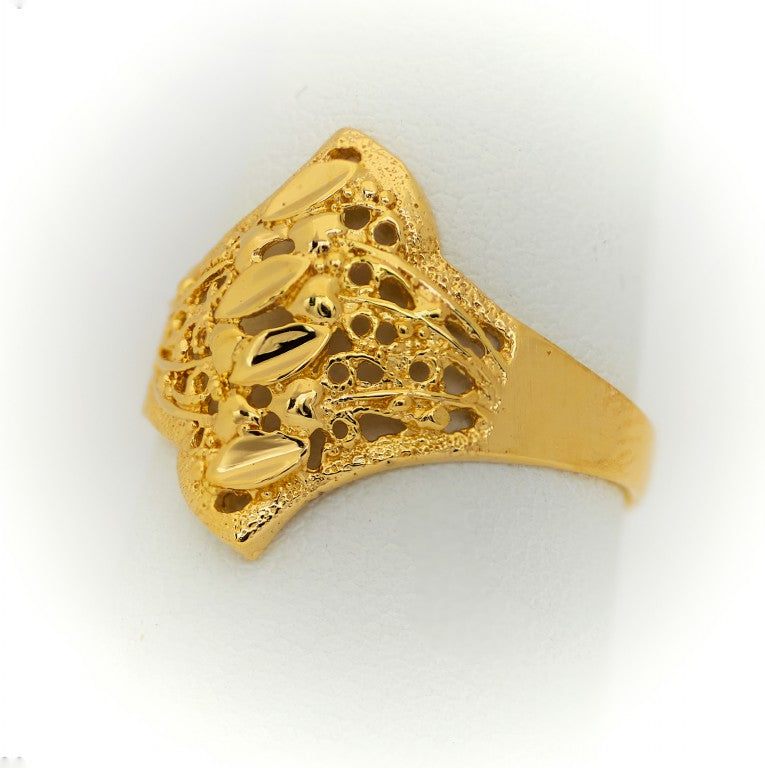 Leaf Gold Ring 2