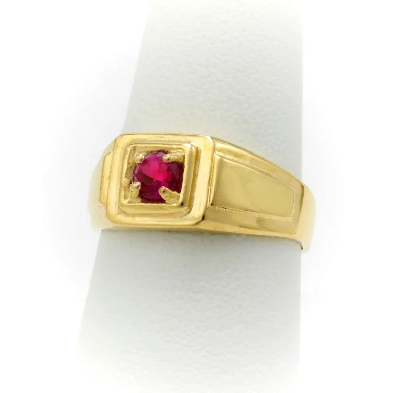 simple gold ring for teenage boy or Women