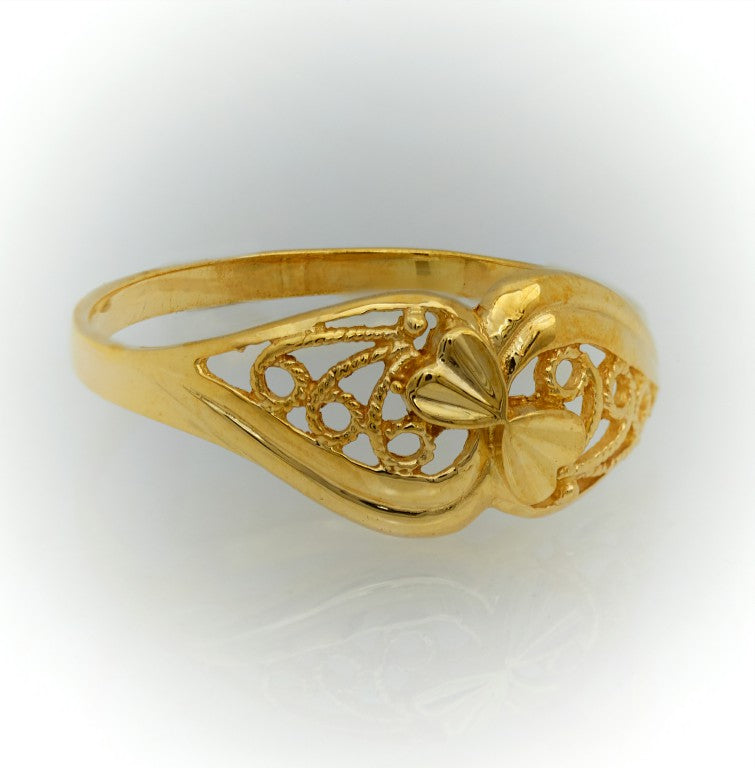 Gold Leaf Ring | Antique Style 1