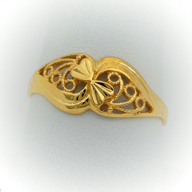 Gold Leaf Ring | Antique Style