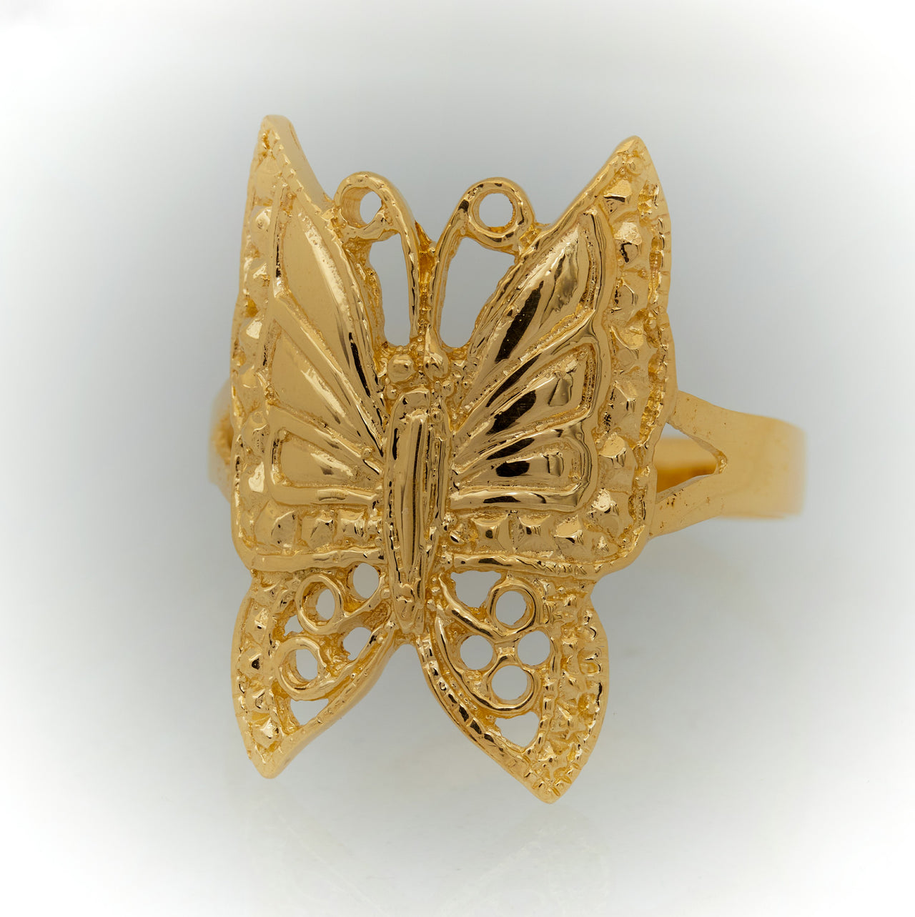 Gold Butterfly Ring | Big Ring for Women 1