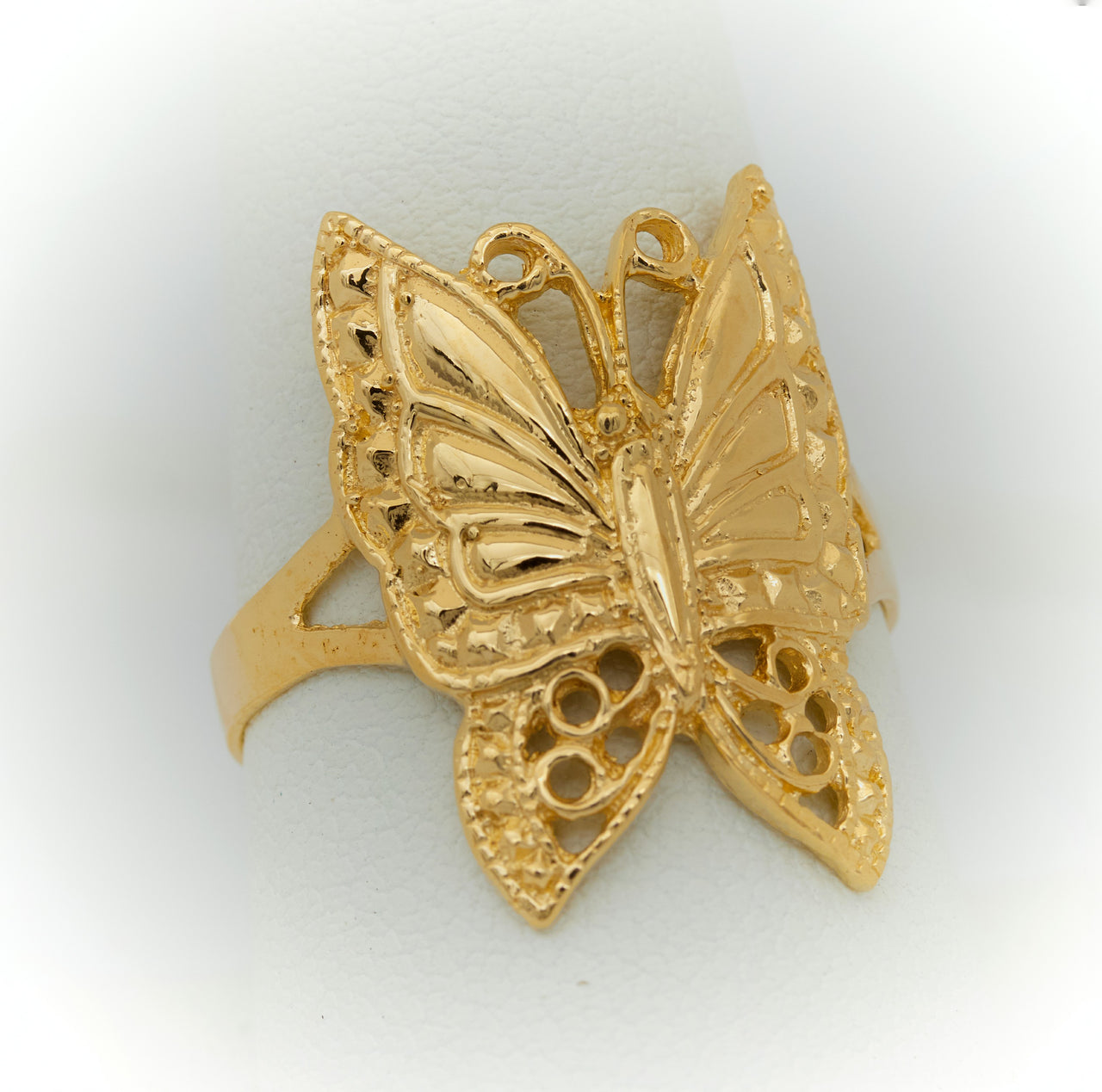 Gold Butterfly Ring | Big Ring for Women 3