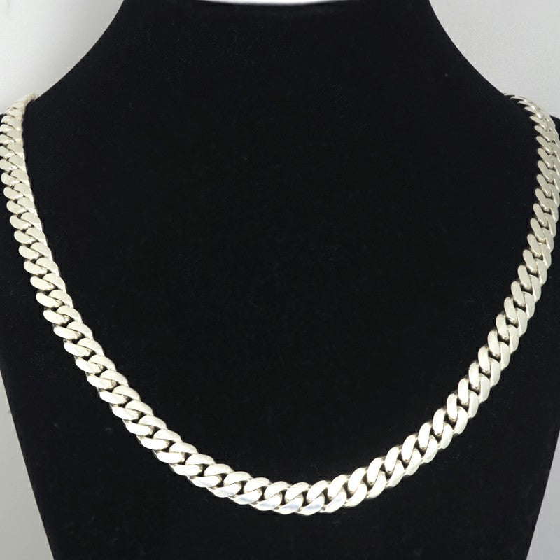9mm Cuban Link  999 Silver Chain for Men