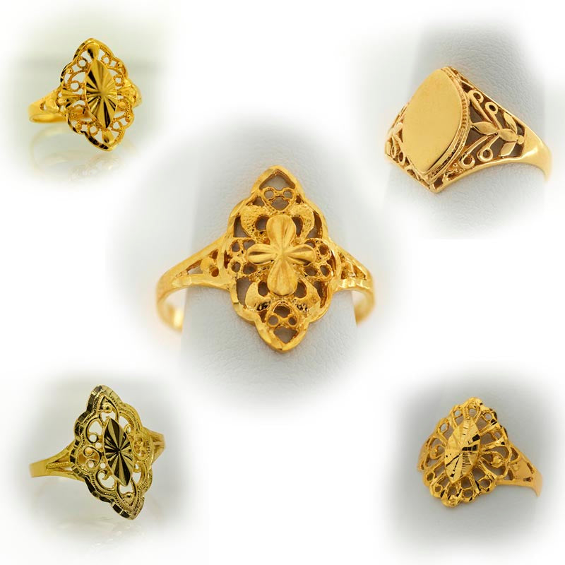 almond antique rings collection