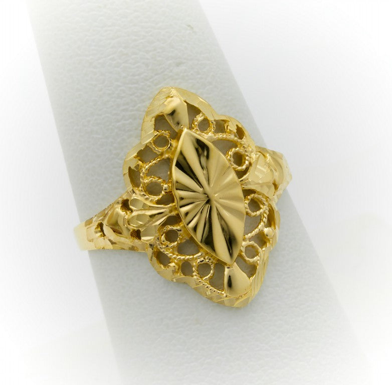 Antique Gold Filigree Ring