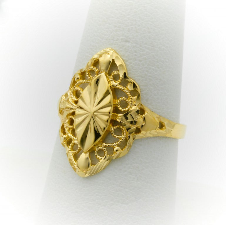 Antique Gold Filigree Ring 1