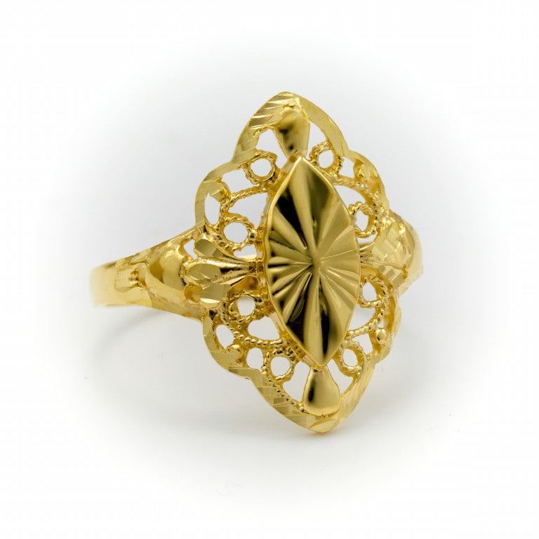 Antique Gold Filigree Ring 2