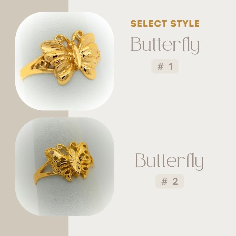 Butterfly Ring for Women or Girls