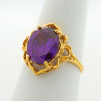 Thumbnail for Oval Ring amethyst color 4