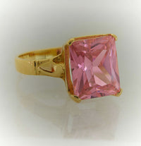 Thumbnail for Rectangle Solitaire Ring Rose 2