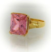 Thumbnail for Rectangle Solitaire Ring Rose 5