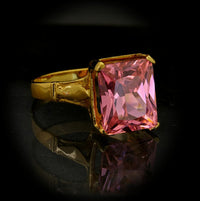 Thumbnail for Rectangle Solitaire Ring Rose 6