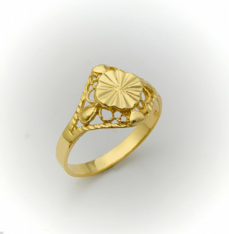 Antique Style Signet Gold Ring 3