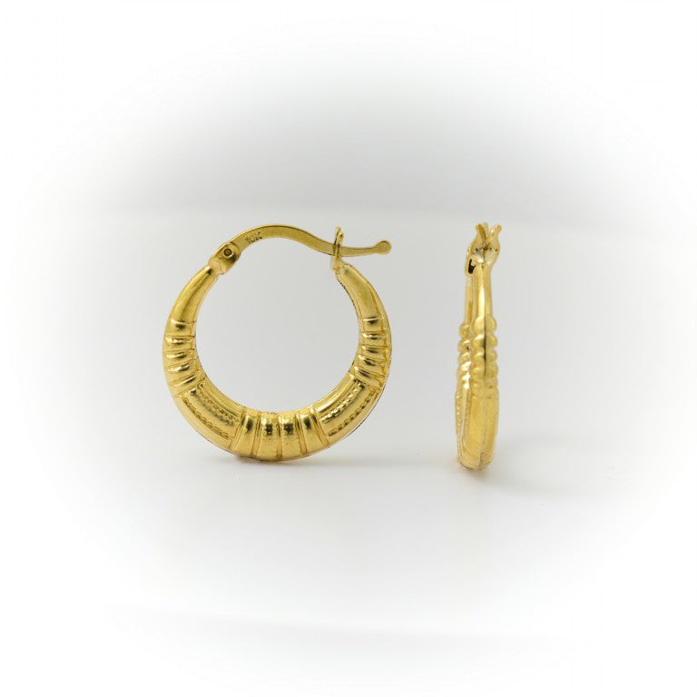 Small Gold Hoop Earrings for Girls or Women