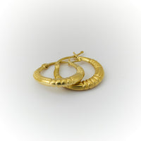 Thumbnail for Small Gold Hoop Earrings for Girls or Women 1