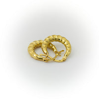 Thumbnail for Small Gold Hoop Earrings for Girls or Women 4