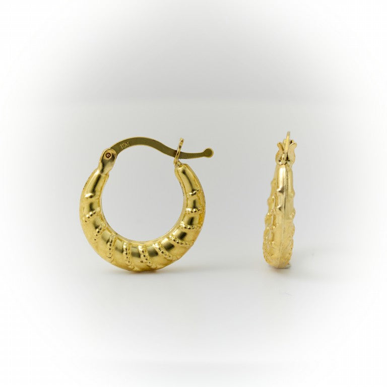 Small Gold Hoop Earrings for Girls or Women 5