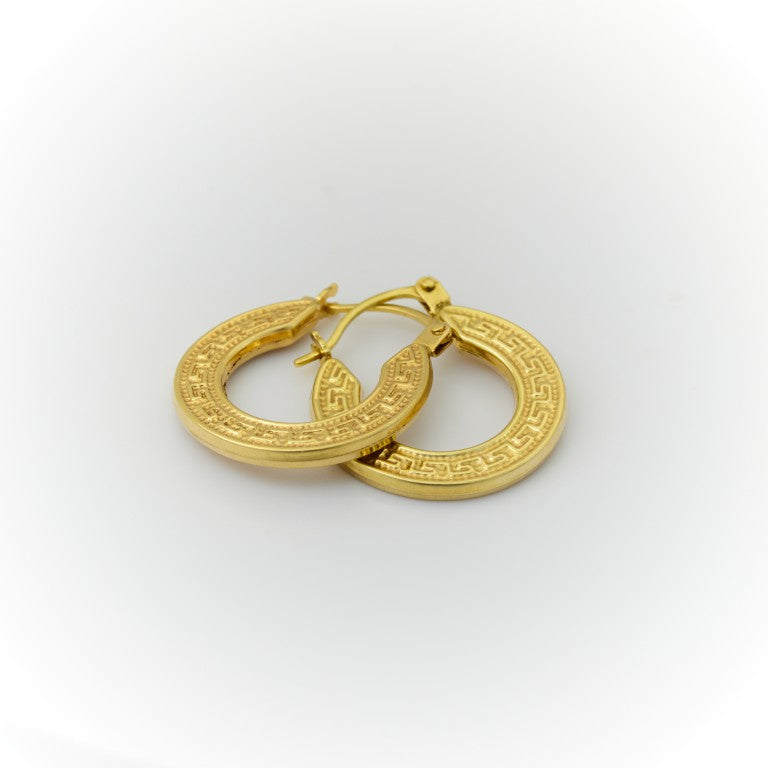 Small Gold Hoop Earrings for Girls or Women 7