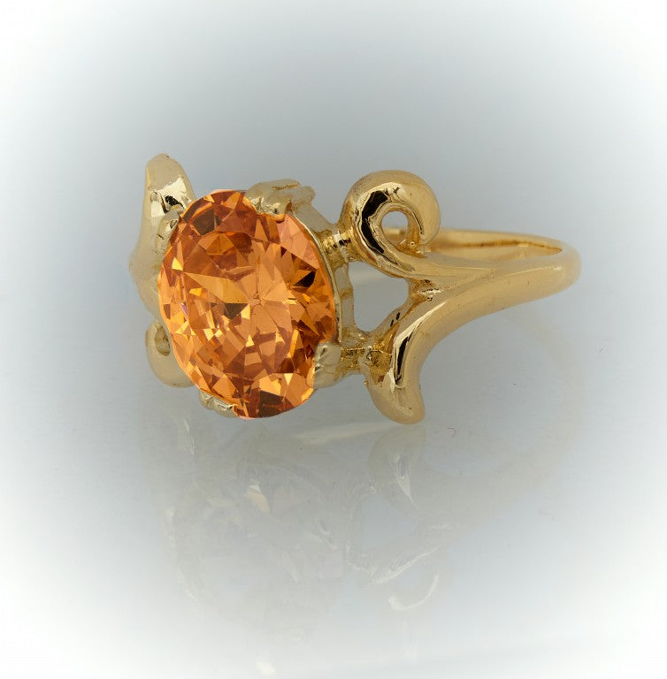 Oval Gold Ring