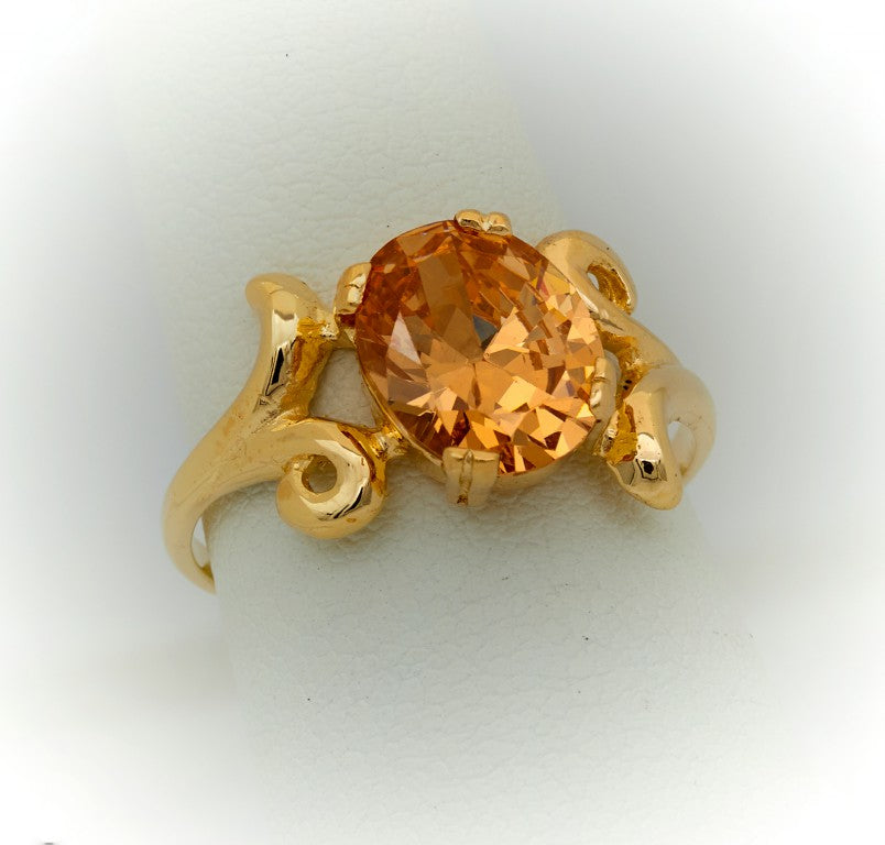 Oval Gold Ring