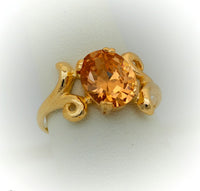 Thumbnail for Oval Gold Ring