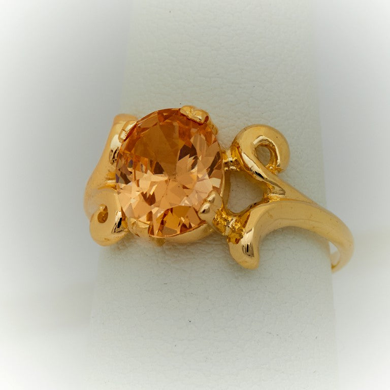 Anillo Oro Ovalado