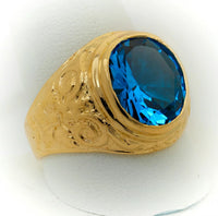 Thumbnail for Light Blue Stone Mens Ring