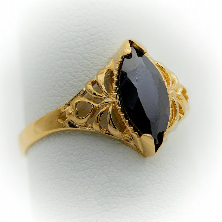 Marquise Ring Black