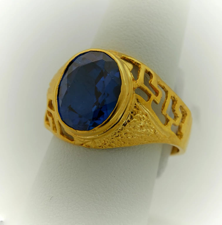 Real gold ring for men