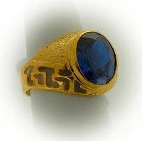 Thumbnail for Dark Blue Stone ring for men